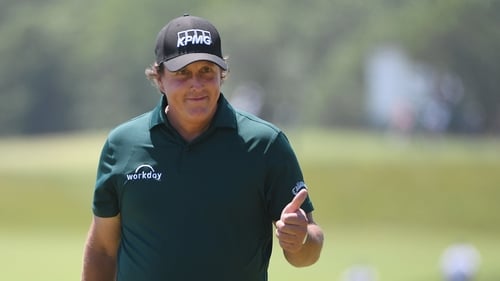 The US Open witnessed a bizarre moment as Phil Mickelson struck a moving ball on the greens