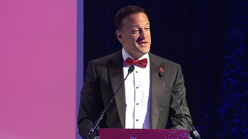 Leo Varadkar was speaking at the HIV Ireland Red Ball in Dublin this evening