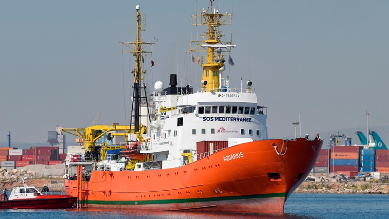 Aquarius pictured in Spain earlier this year