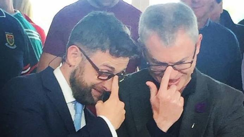 Conor with Joe Brolly