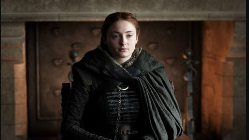 Sophie Turner as Sansa Stark on Game of Thrones