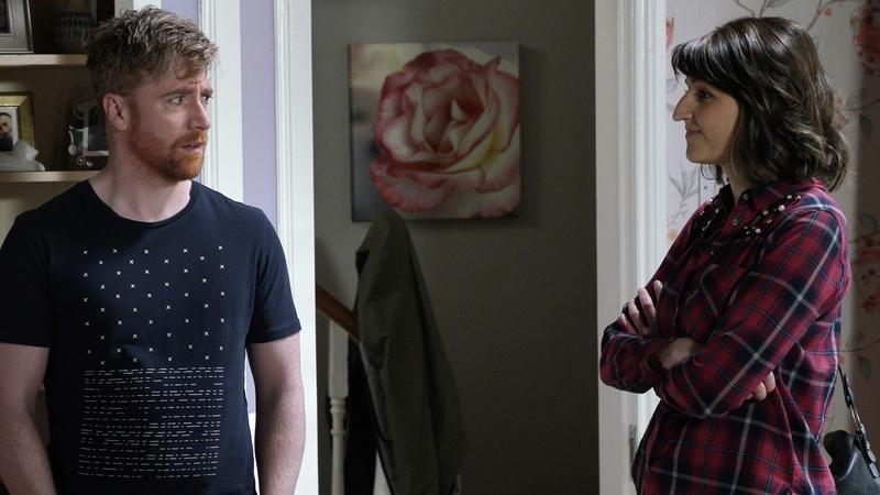 Fair City's Emmet is disheartened when he finds out a cartoon of him and Melanie is doing the rounds