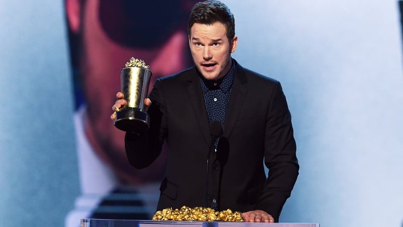 Chris Pratt wins the Generation Award at the MTV Awards