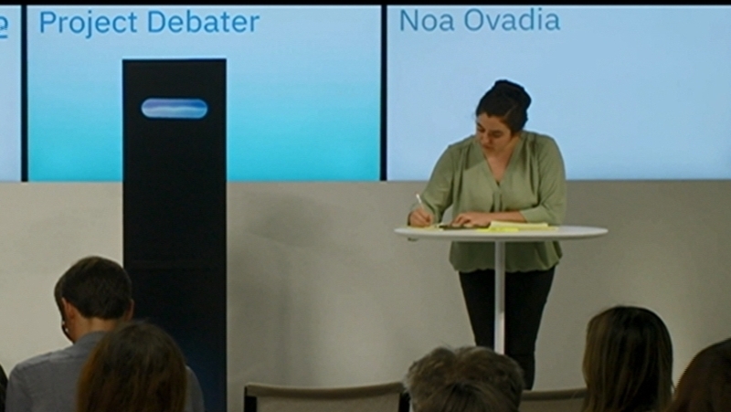 The artificial intelligence system took part in two debates