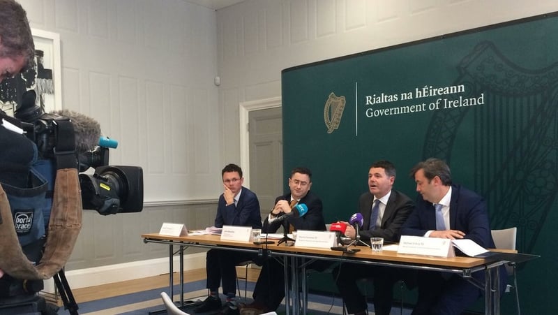 Finance Minister Paschal Donohoe says the country can't build permanent expenditure commitments on revenues that may not be sustainable