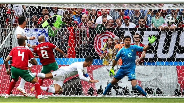 Cristiano Ronaldo scores the game's only goal