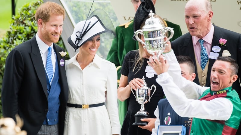 The Duke and Duchess of Sussex attend Ascot 2018