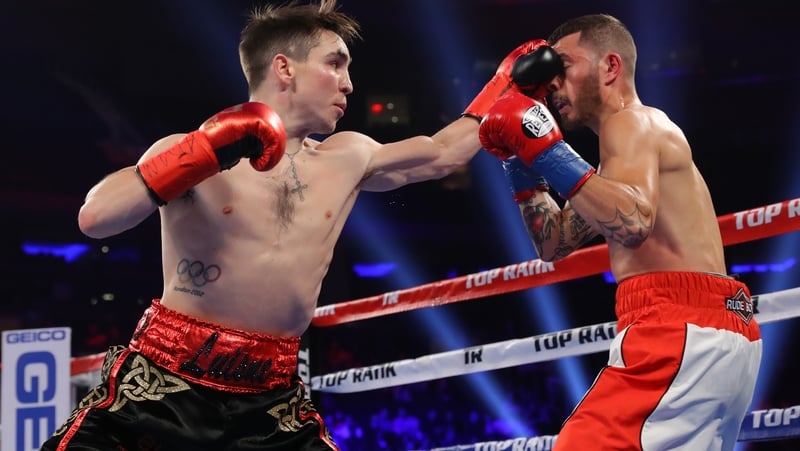 Michael Conlan outpointed Ibon Larrinaga at Madison Square Garden, New York in his last fight