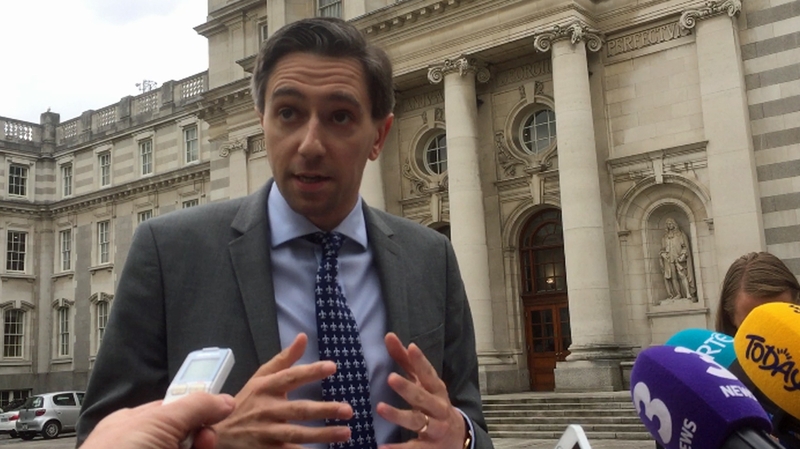 Simon Harris said introducing exlusion zones around maternity hospitals was 'regrettable'