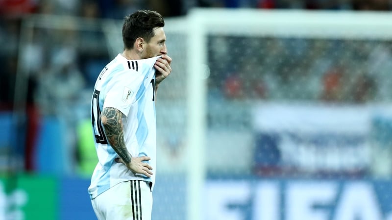 Messi was a largely anonymous figure in the 3-0 loss to Croatia