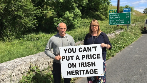 Caroline Corless said the replacement of stone walls with wire fencing will destroy the natural beauty of the area