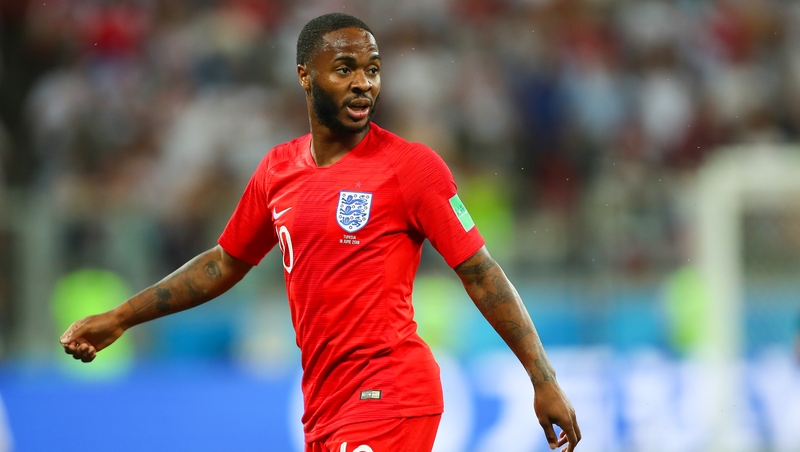 Sterling started England's opening World Cup win over Tunisia
