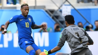 Neymar one on one with Keylor Navas