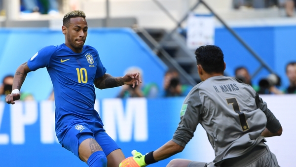 Neymar one on one with Keylor Navas
