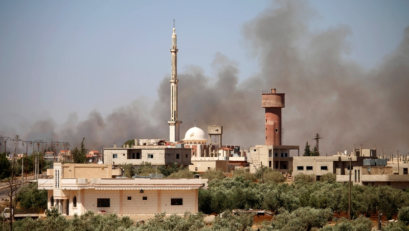 Daraa has been bombarded over the last three days, forcing thousands of civilians to flee