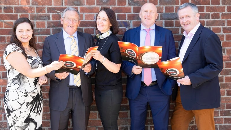Patricia Callan, member of DIGI and Director of ABFI; Tony Foley, DCU economist; Kathryn D'Arcy, member of DIGI and Director of Corporate Affairs at Heineken Ireland; Donall O'Keeffe, Secretary of DIGI and CEO of the LVA and Max Hayes, Commercial Director
