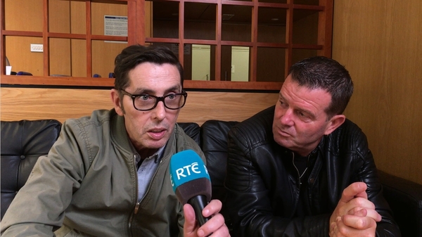 Aslan's lead singer Christy Dignam and guitarist Billy McGuinness