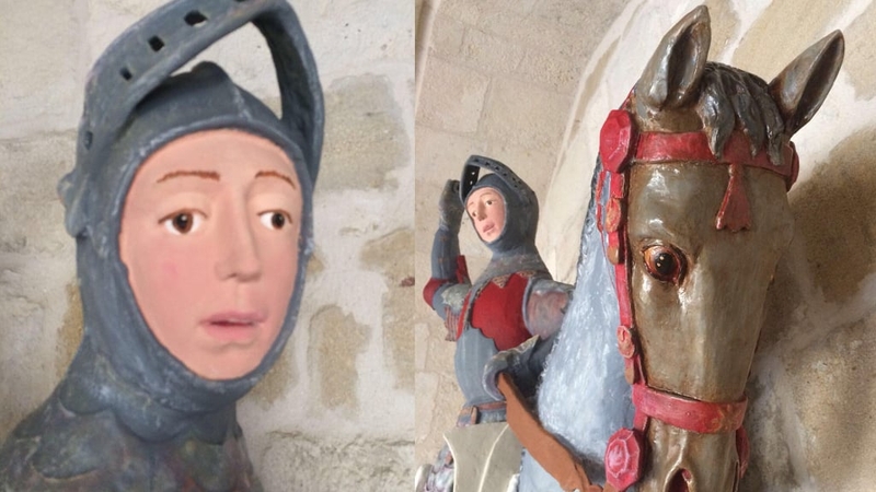 People on social media said the restoration looked like a cartoon (Courtesy: ArtUS Restauracion Patrimonio6)