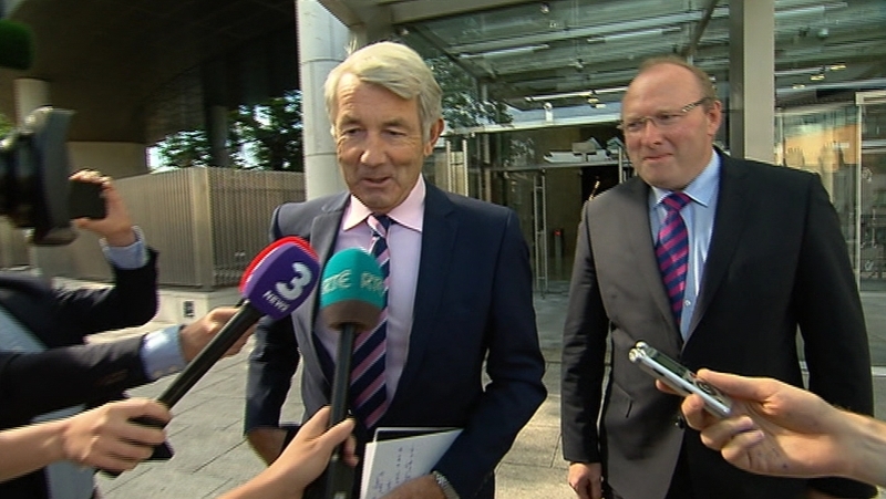 Michael Lowry said: 'I came into this building a free man and I leave it a free man'