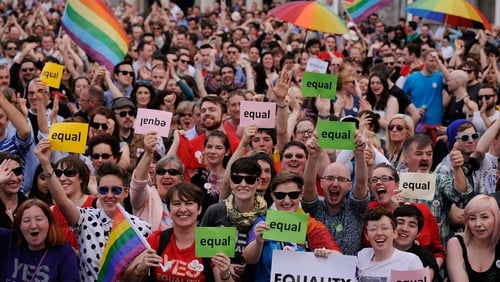 Marriage Equality Referendum Results at Dublin Castle, 23 May 2015.