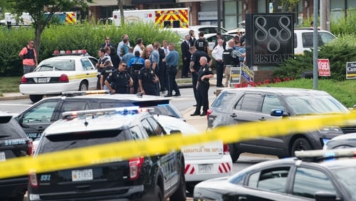 The shooting took place at the Capital Gazette building in Annapolis