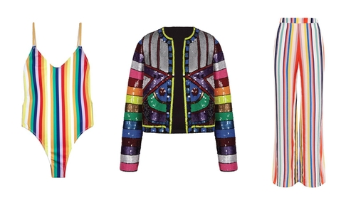 Rainbow print pieces to celebrate Pride