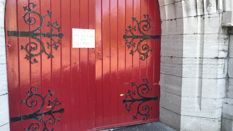 The doors of St John's Church date to the 1800s
