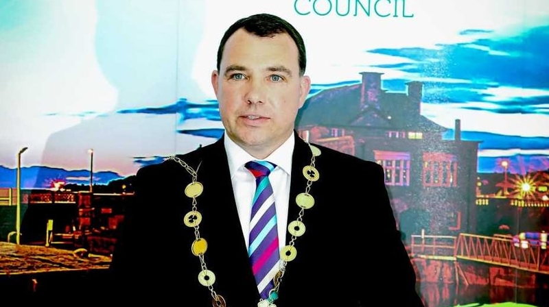 James Collins was elected mayor by 27 votes to eight as a result of a pact between his own party and Fine Gael