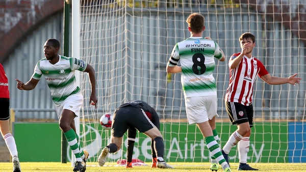 Dan Carr gives Shamrock Rovers the lead