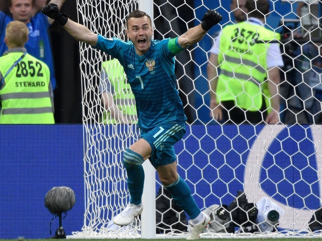 Russia were through to the quarters