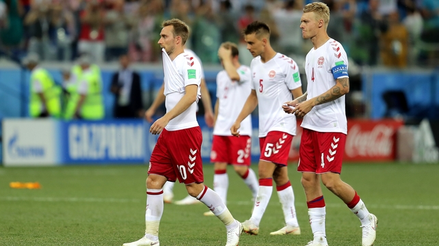 But a tough night for Christian Eriksen, who missed Denmark's first penalty