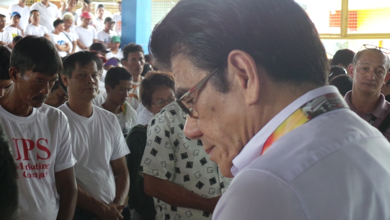 Antonio Halili (wearing glasses) pictured in 2016