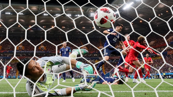 Marouane Fellaini levels for Belgium