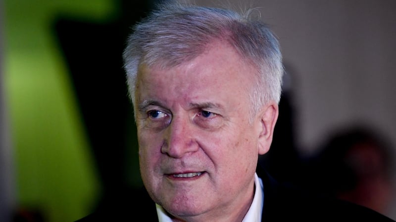 Horst Seehofer made a statement after meeting the German Chancellor Angela Merkel in Berlin