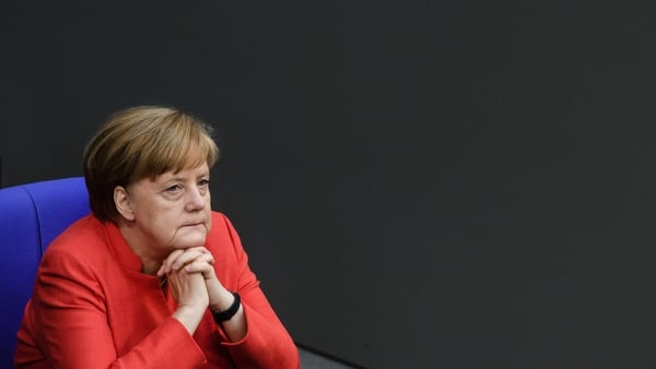 German chancellor Angela Merkel: "I lived behind the Iron Curtain so I know only too well what it means once borders vanish"