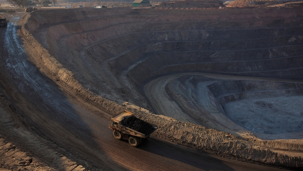 One of Glencore's open pit copper mines at Kolwezi in the Democratic Republic of Congo