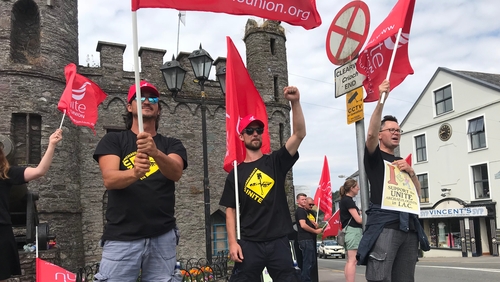 The archaeologists are on strike over union recognition and a pay claim