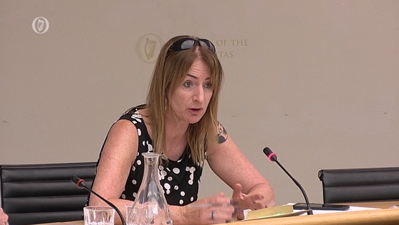 Clare Daly was speaking during a sitting of the Oireachtas Justice Committee today