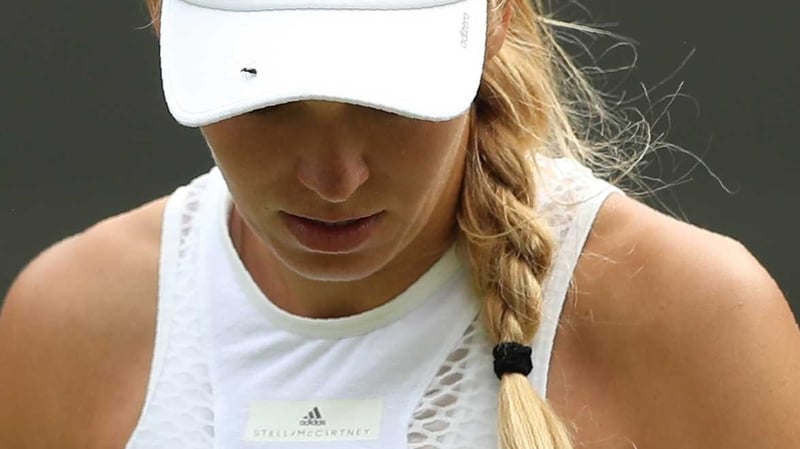 Caroline Wozniacki is out