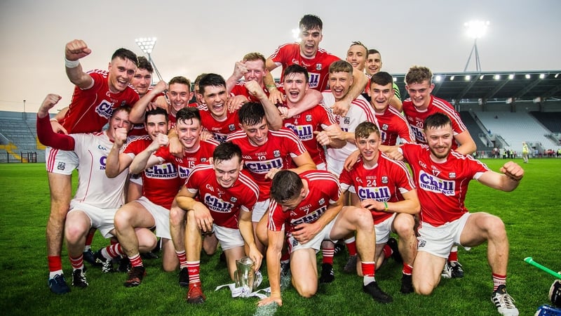Cork celebrate a second Munster title inside a week