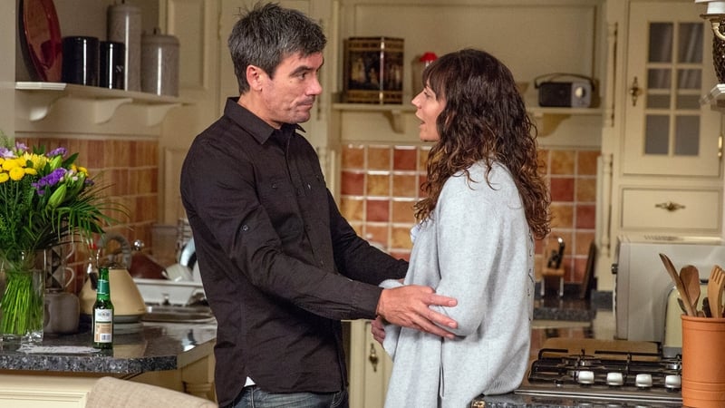 Chas Dingle explains to Chain why she can't go through with her wedding to Paddy