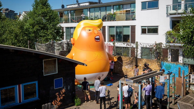 'Trump Baby' was given permission to fly near Westminster