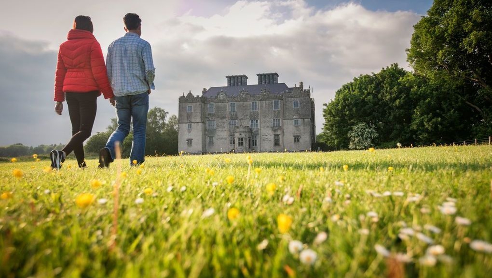 Though a fire destroyed its interior, Portumna Castle is still a sight to behold.