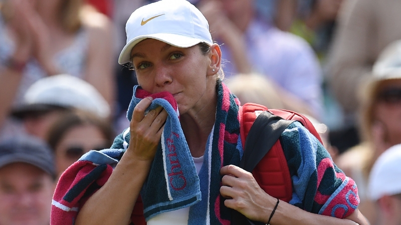 Simona Halep is out