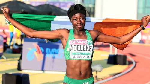 Rhasidat Adeleke collected Ireland's second gold of the championships
