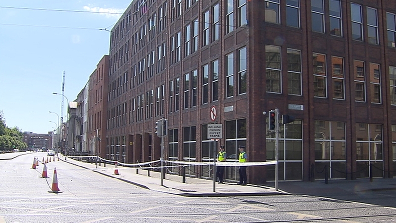 The incident happened in the early hours of this morning on Cuffe Street near St Stephen's Green in Dublin