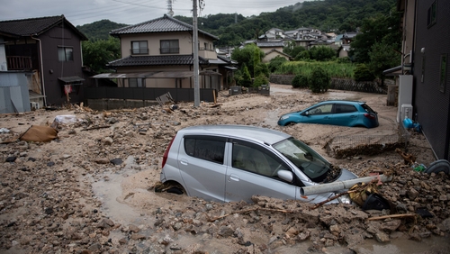 The floodwaters forced several million people from their homes