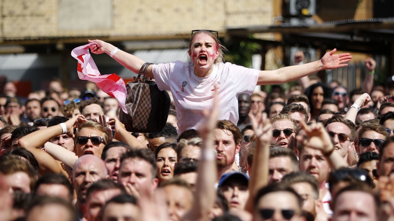 Football fever is sweeping England