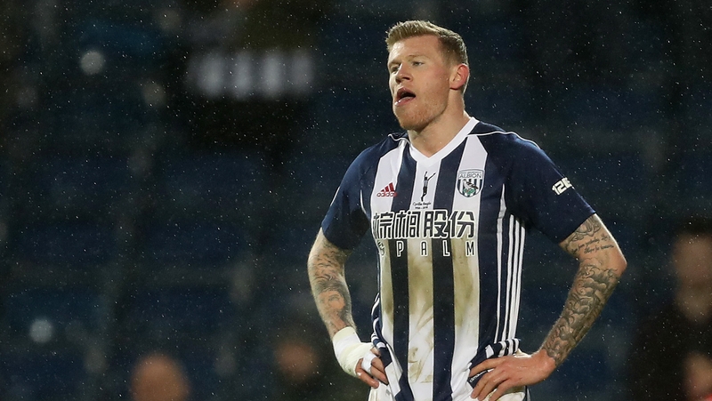 James McClean made 99 apperances for WBA over three seasons.