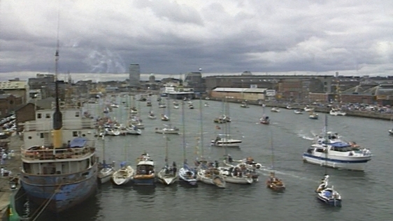 Viking Flotilla on River Liffey (1988)